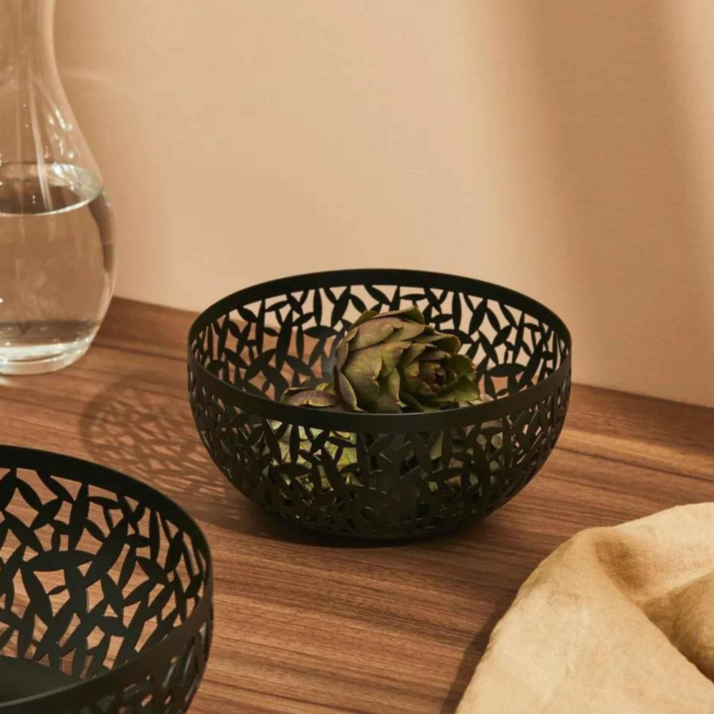 Alessi Cactus Fruit Bowl 21cm Black Lifestyle011
