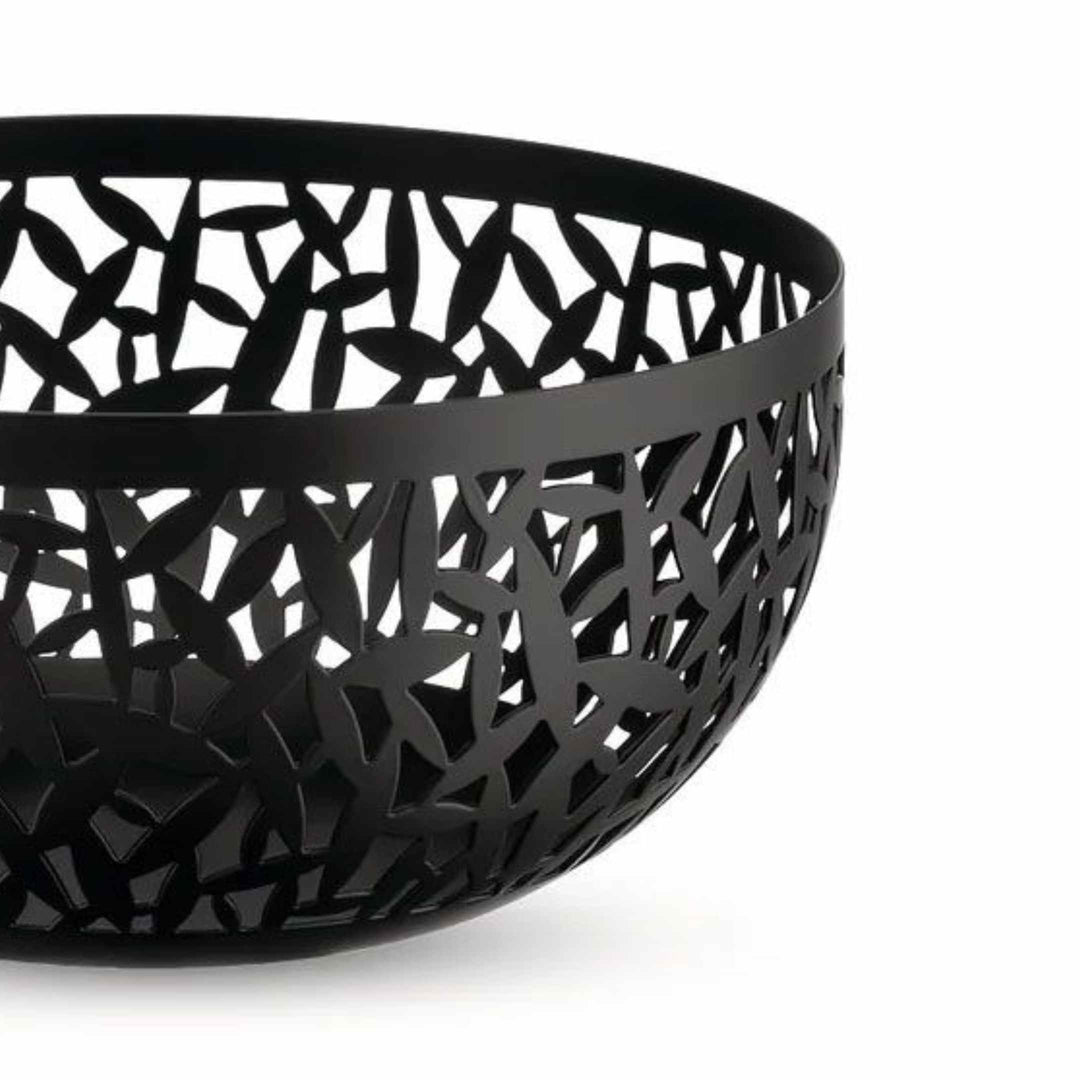 Alessi Cactus Fruit Bowl 21cm Black Zoom in