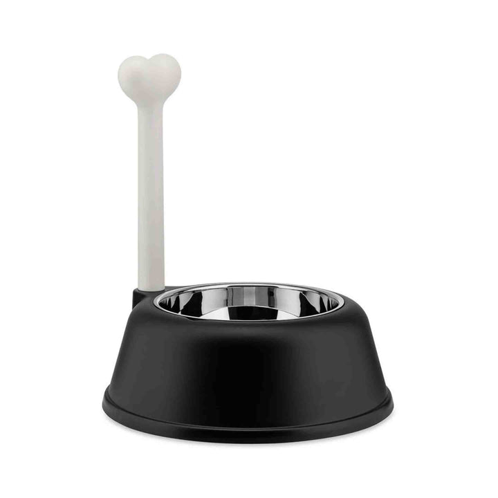 Alessi Lupita Pet Dog Bowl Black Main01