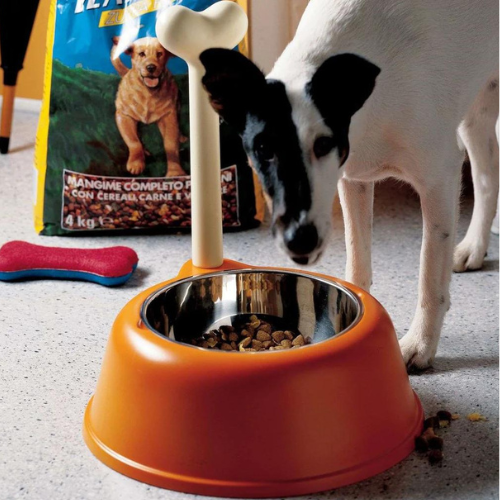 Alessi | Lupita Dog Bowl in Orange