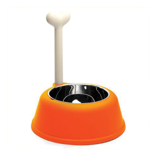 Alessi | Lupita Dog Bowl in Orange