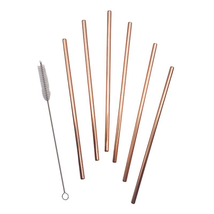 Clinq Copper Drinking Straws Main012