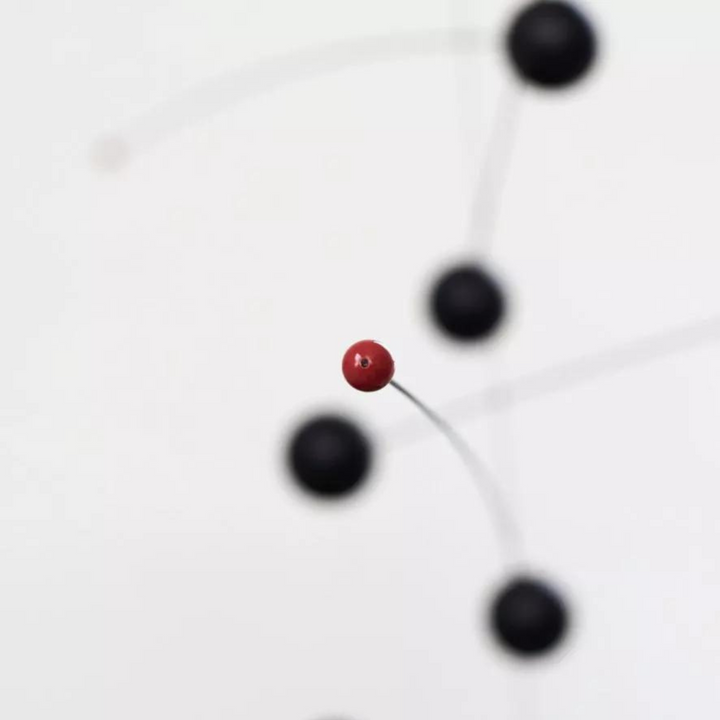 Flensted Mobiles Futura Mobile Black Close Up