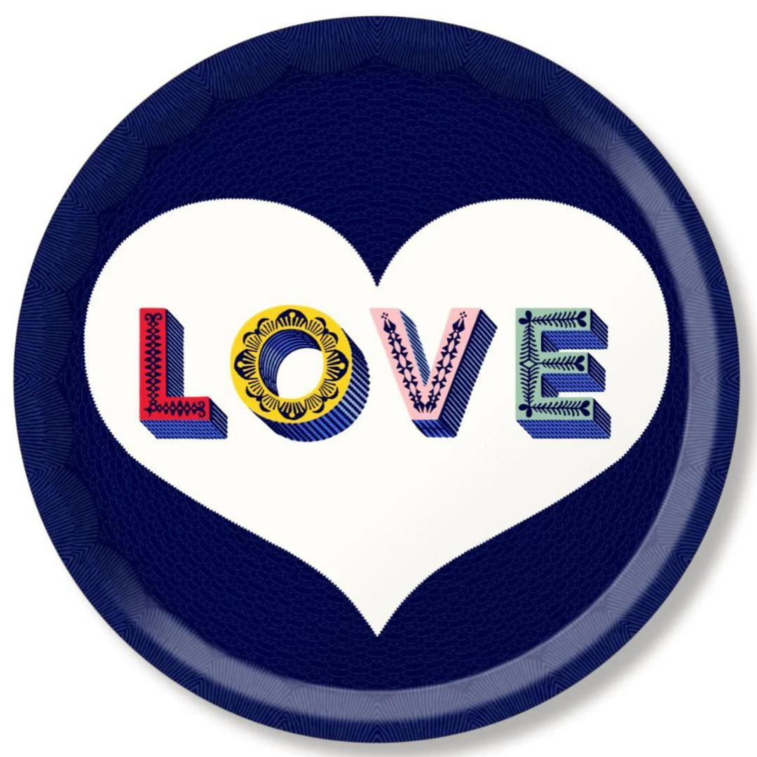 Jamida of Sweden Love Round Tray 39cm Main
