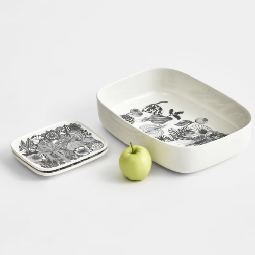 Marimekko | Oiva - Siirtolapuutarha Plate 15x12
