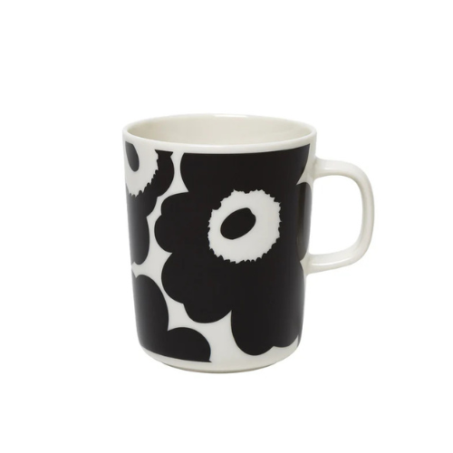Marimekko Mug Unikko Black Main01