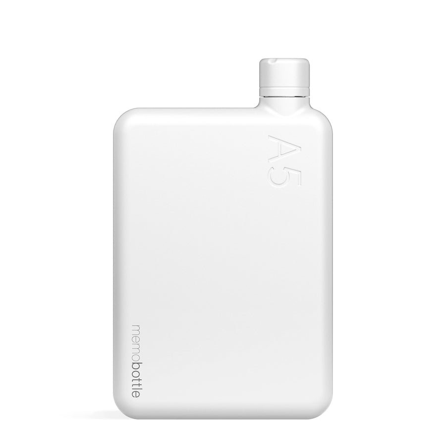Memobottle A5 Water Bottle Stainless Steel white 1050 ml Main01