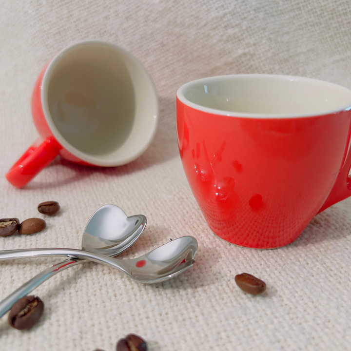 Oggetti Made Espresso Love Gift Hamper Brew Espresso Coffee Cups Alessi Moka spoons Big Love