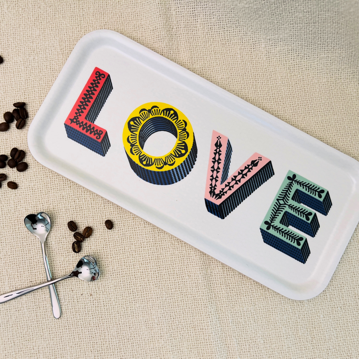 Oggetti Made Espresso Love Gift Hamper Love Tray Jamida of Sweden