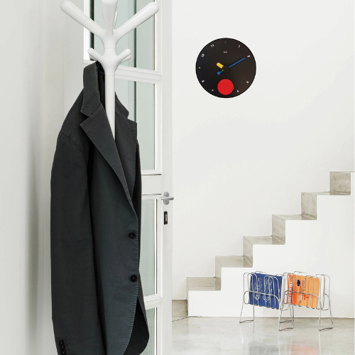 Rexite Contrattempo Wall Clock in Black Life0555