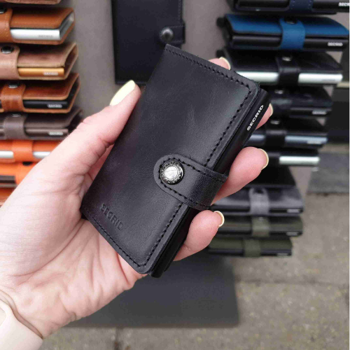 Secrid Miniwallet Vintage Black Hero033