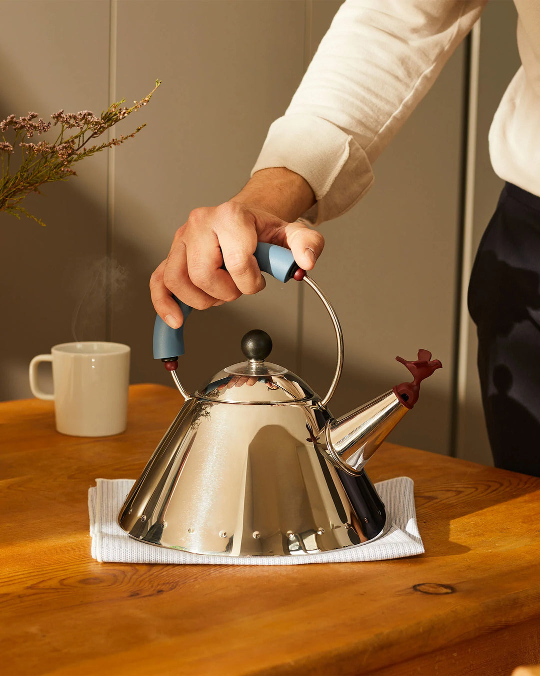 Alessi Michael Graves Bird Whistle Kettle 9093 life01 - The Gift & Co Australia