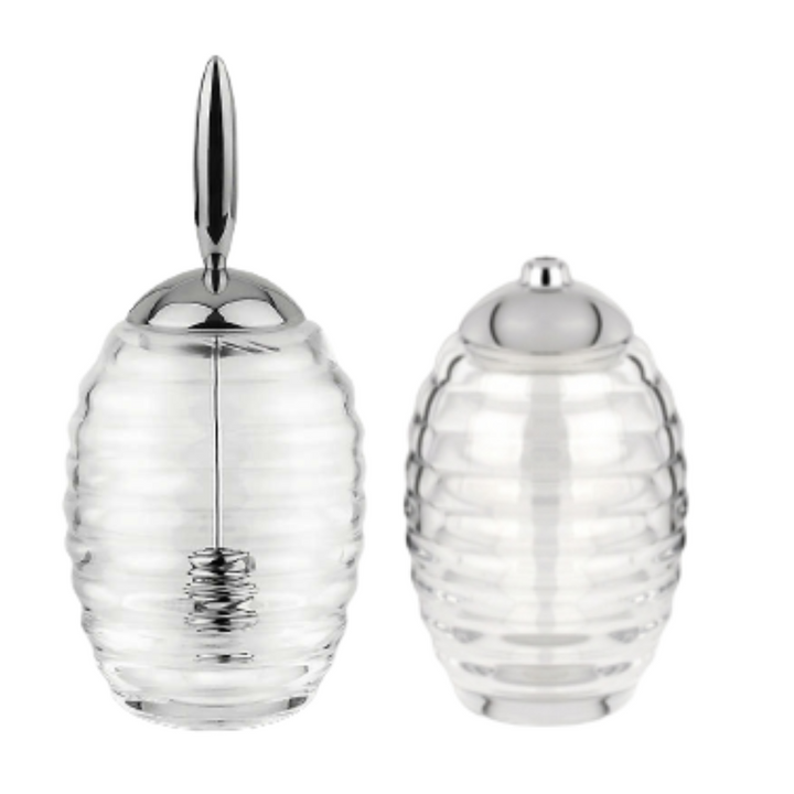 Alessi Honey Pot Sugar Jar Together