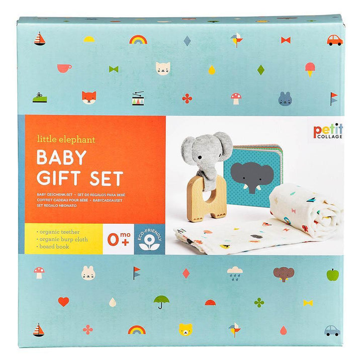 Petit Collage Baby Gift Set Little Elephant Packaging