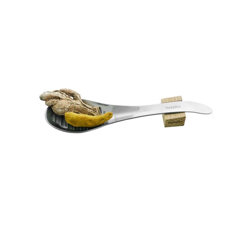 RIVSALT Spoon Grater Ginger and Turmeric main