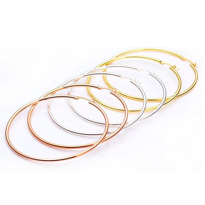 Torini Gypsy Hoop Earrings 30mm Gold Lifestyle2