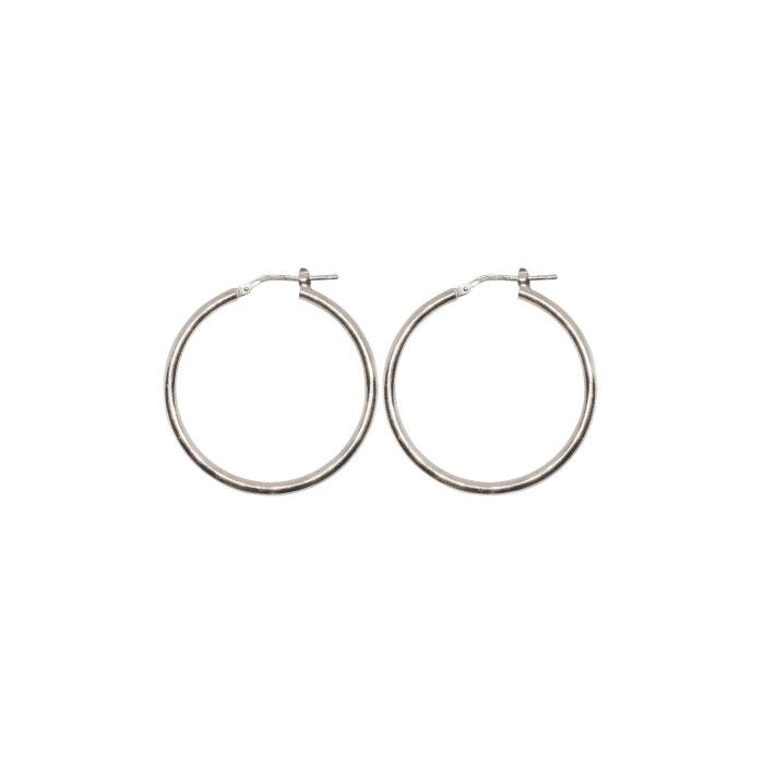 Torini Gypsy Hoop Earrings 30mm Silver Main