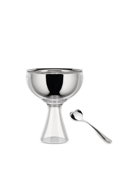 Alessi Big Love Ice Cream Bowl and Spoon Ice Main01