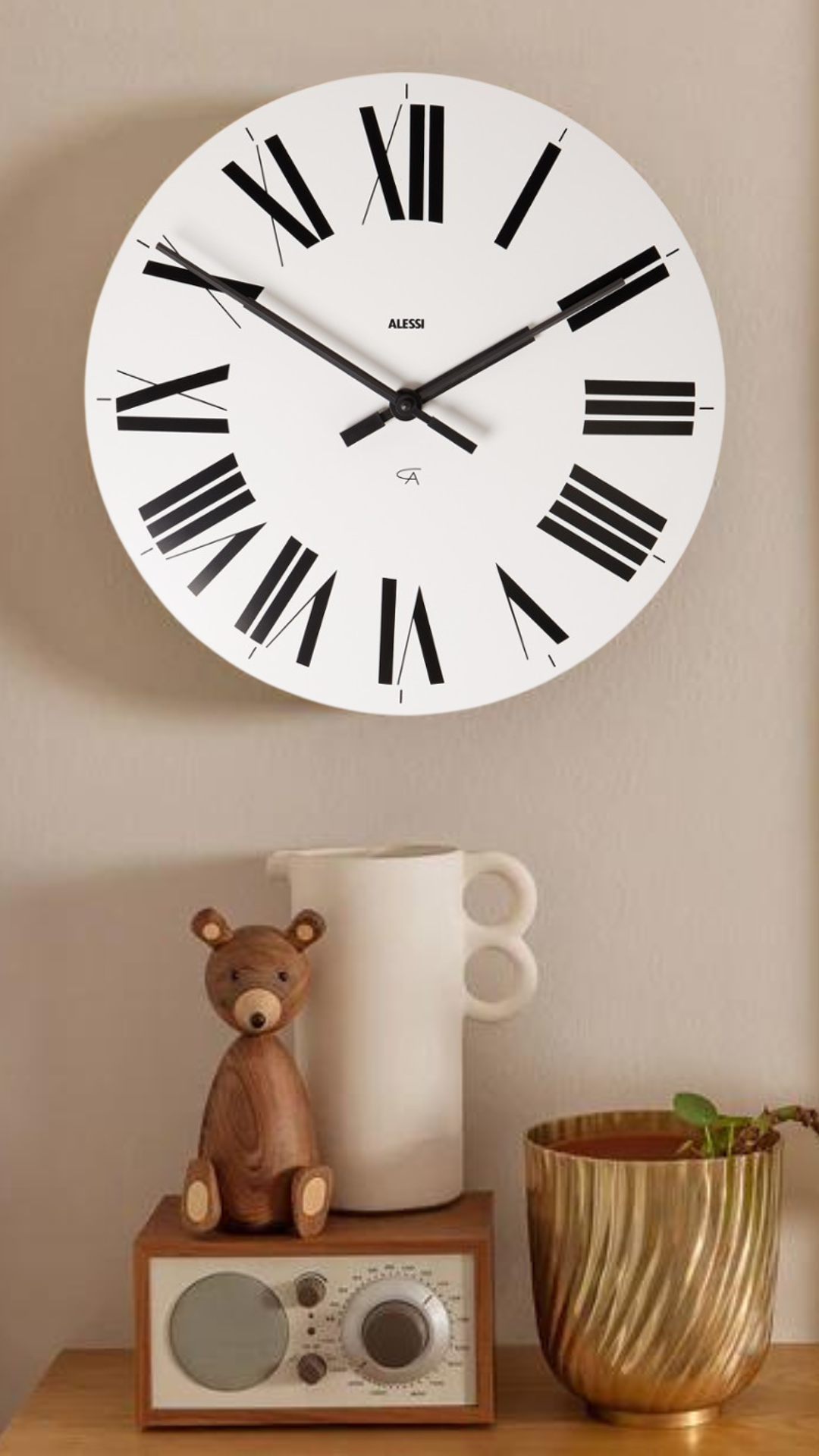 Alessi Firenze Clock Hero55