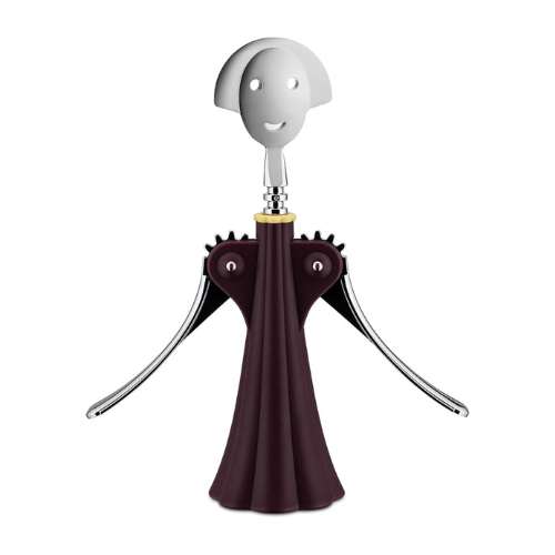 Alessi Anna G Corkscrew Red Burgundy Main01