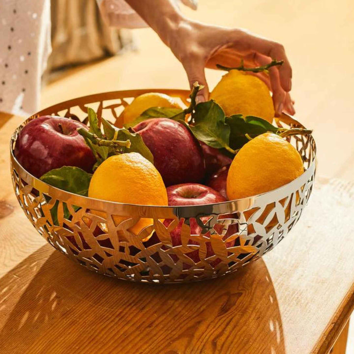 Alessi Cactus Fruit Bowl 29cm Silver Lifestyle