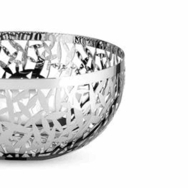 Alessi Cactus Fruit Bowl 29cm Silver Zoomin