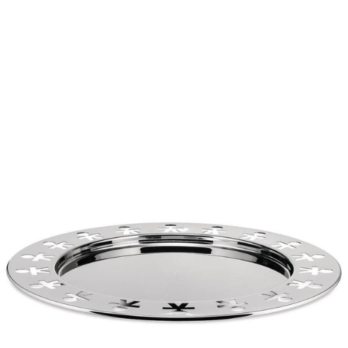 ALESSI GIROTONDO TRAY 40CM STAINLESS STEEL MAIN01