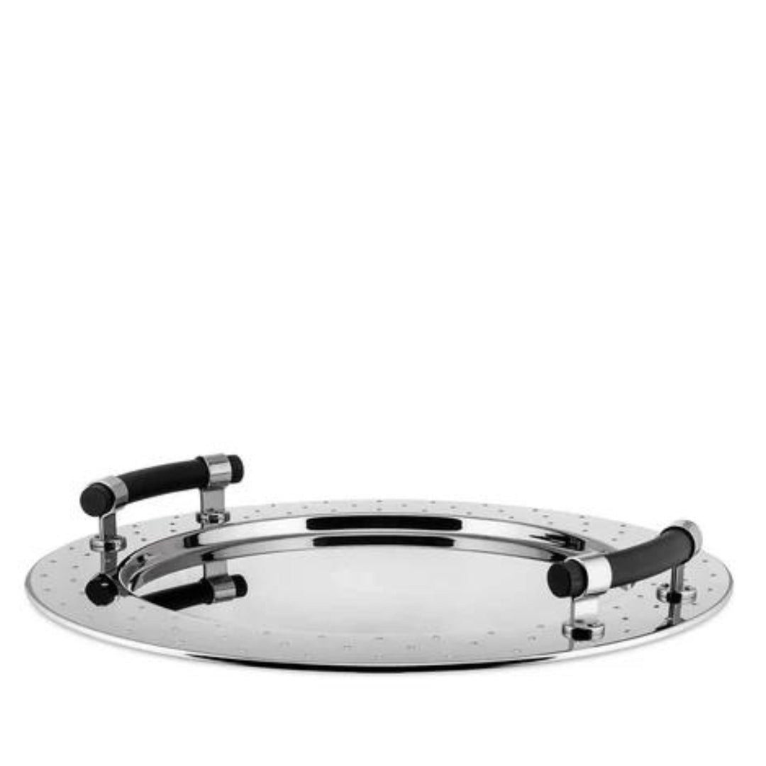 Alessi | Graves Round Serving Tray with Handles