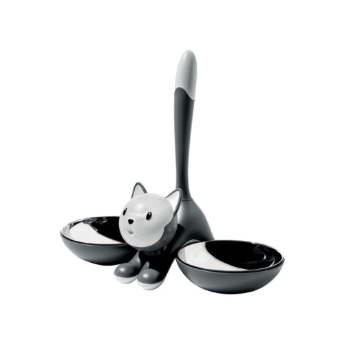 Alessi Tigrito Cat Bowl Grey Main02