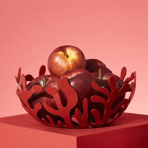 Alessi Mediterraneo Fruit Bowl Red Life099