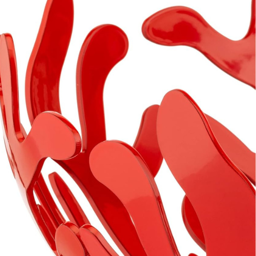 Alessi Mediterraneo Fruit Holder Red Zoom01