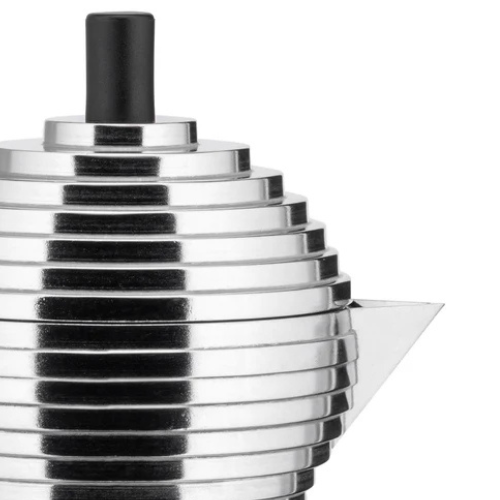 Alessi Pulcina Espresso Coffee maker 6 cup Black Main02