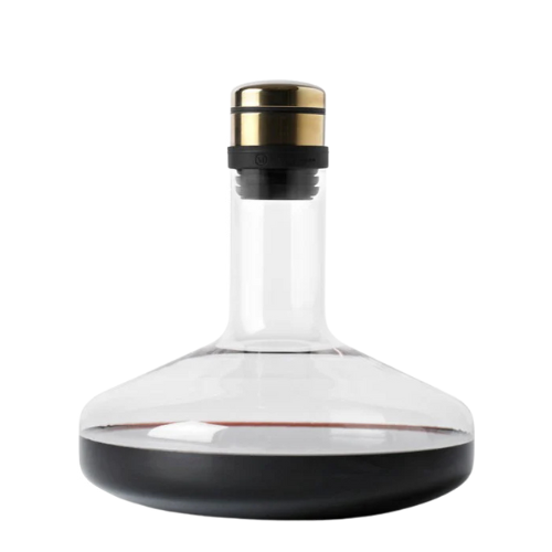 Audo Wine Breather Deluxe Clear Brass Main056