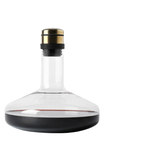 Audo Wine Breather Deluxe Clear Brass Main055