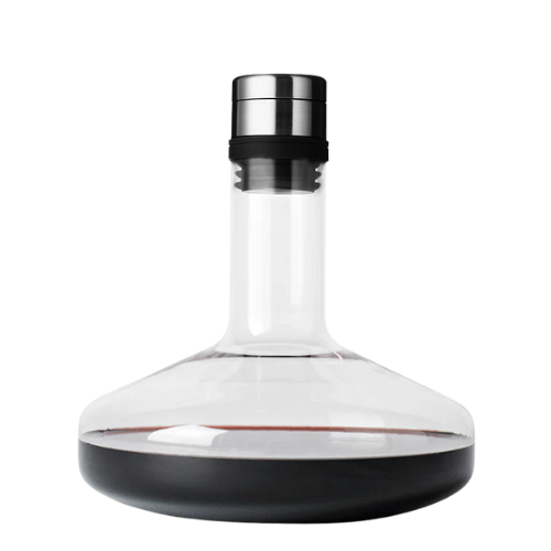 Audo Wine Breather Deluxe Clear Silver Main056