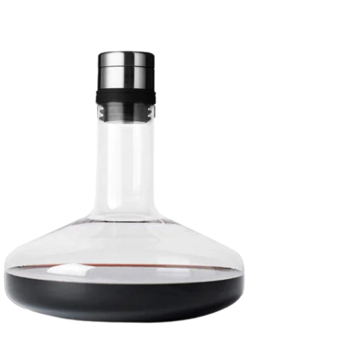 Audo Wine Breather Deluxe Clear Silver Main055