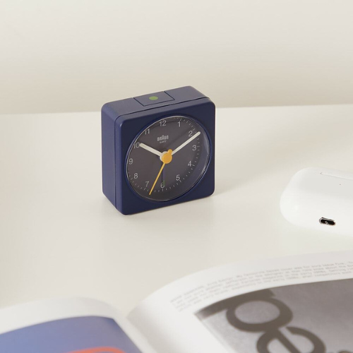 Barun BC02BL Travel Alarm Clock Blue Life01