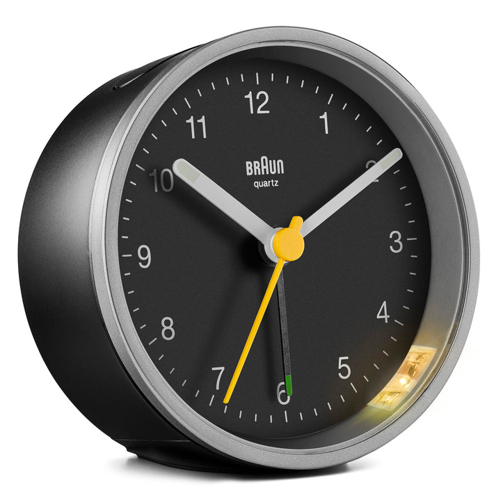 Braun Alarm Clock Black Silver BC12SB Main03