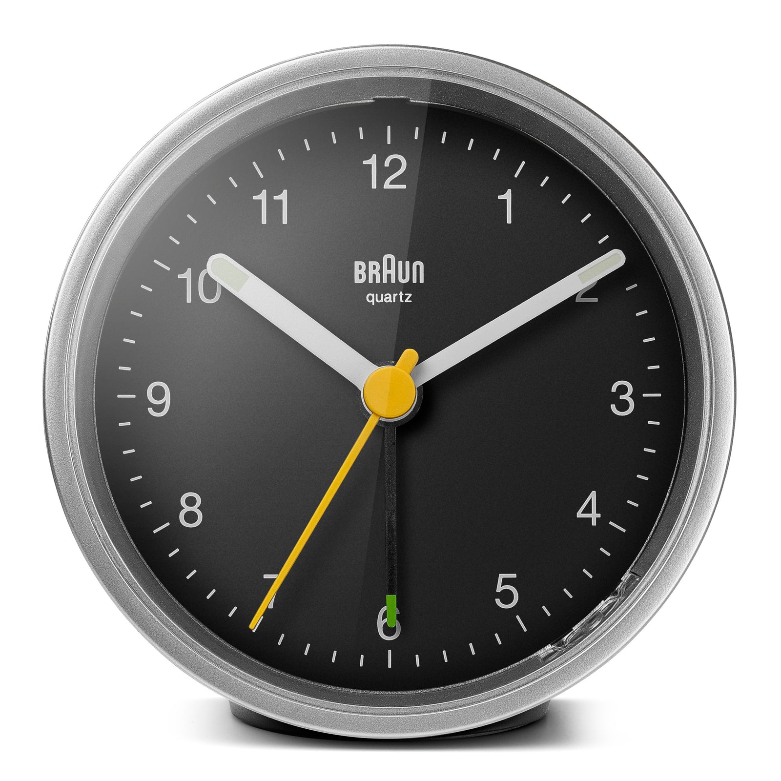 Braun Alarm Clock Black Silver BC12SB Main02