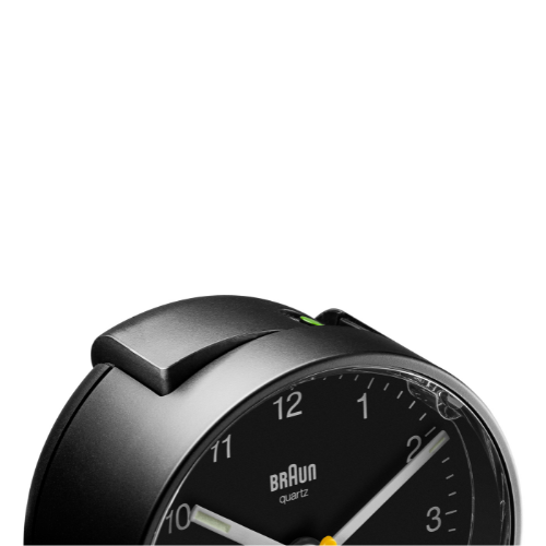 Braun BC01B Classic Analogue Alarm Clock in Black Main06