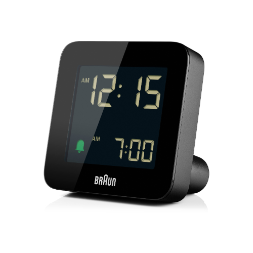 Braun BC09B Digital Alarm Clock in Black Main01