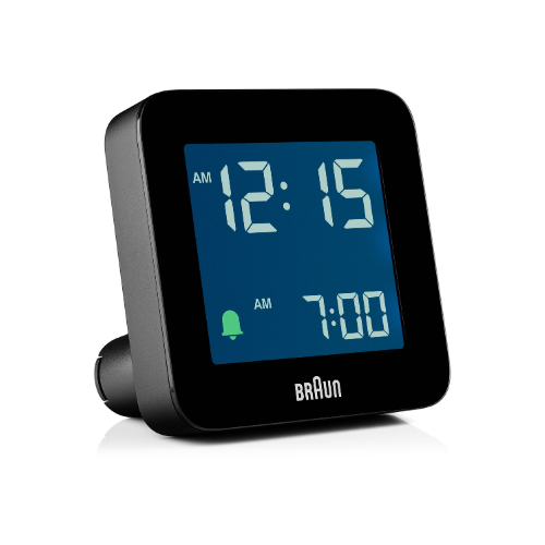 Braun BC09B Digital Alarm Clock in Black Main02