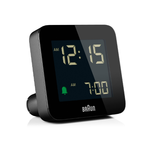 Braun BC09B Digital Alarm Clock in Black Main03