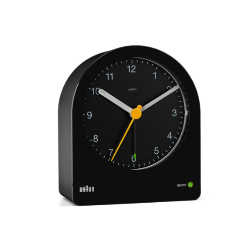 Braun BC22B Analogue Alarm Clock Black Main02