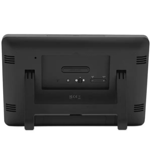 Braun Digital Wall Clock in Black 26cm BC14B Main03