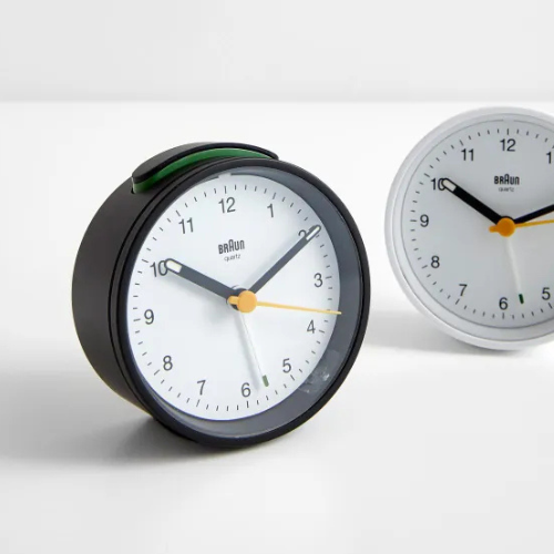 Braun Alarm Clock Black White BC12BW Life01