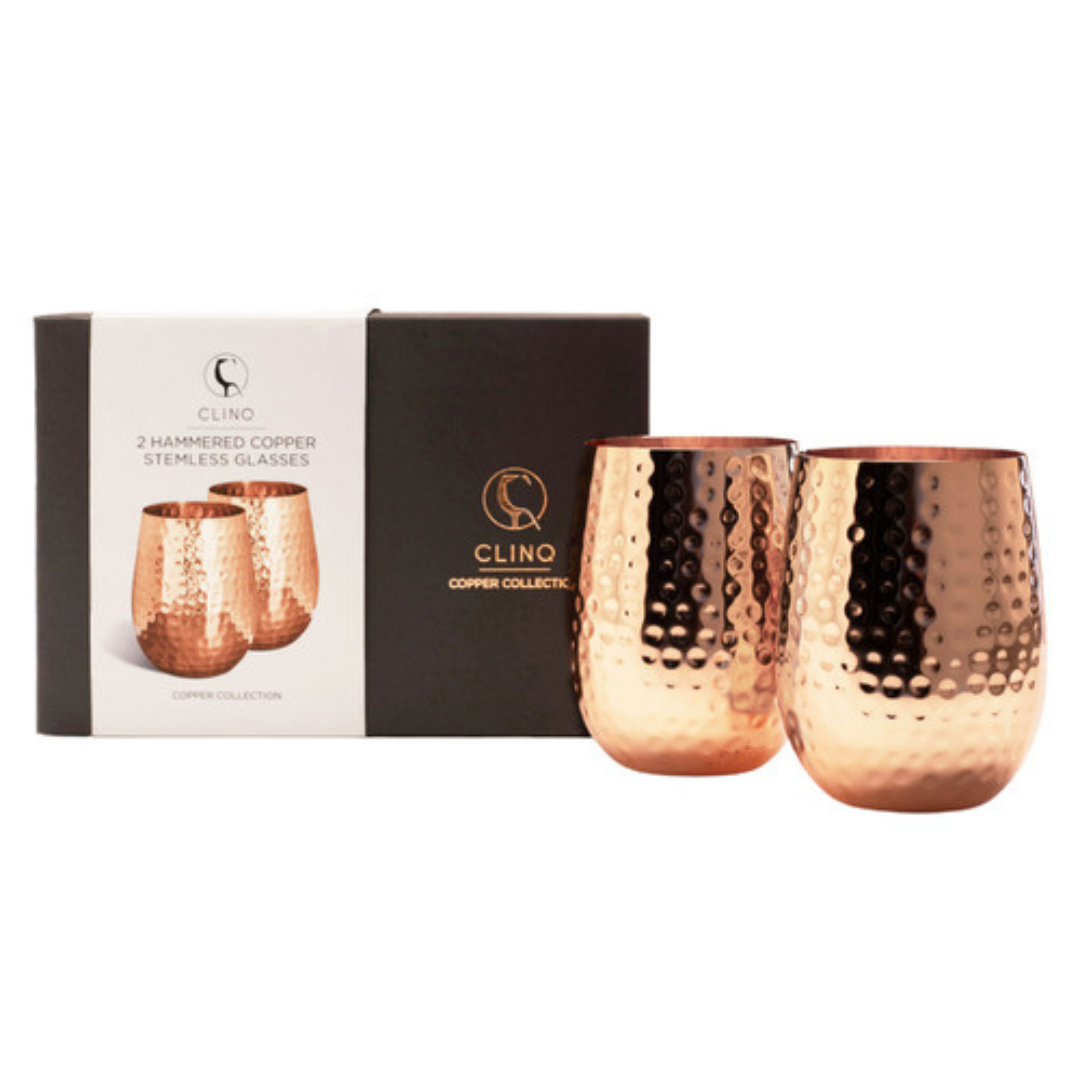 Clinq Stemless Copper Wine Glasses Main00005