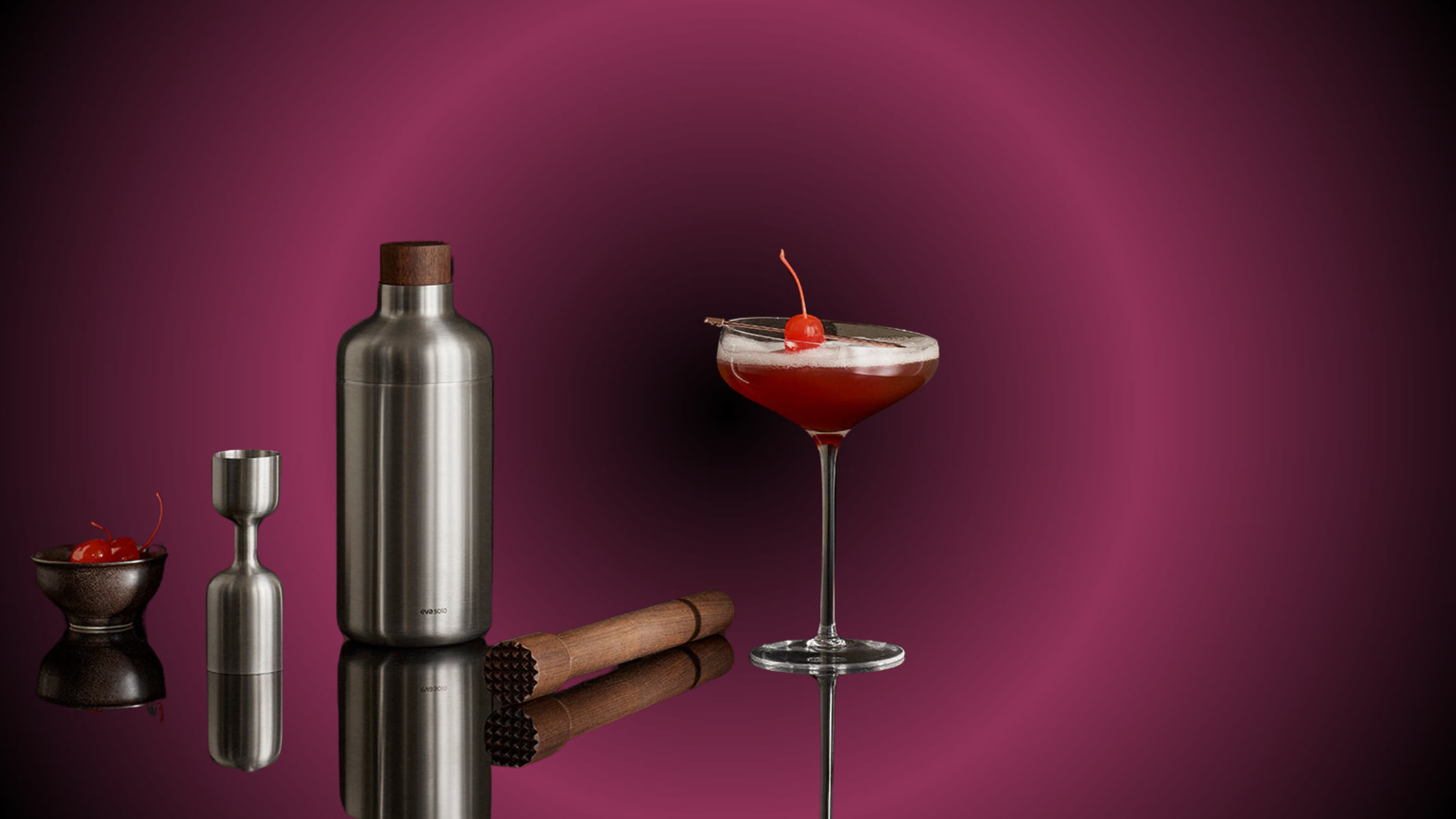 Barware and wine accessories lifestyle