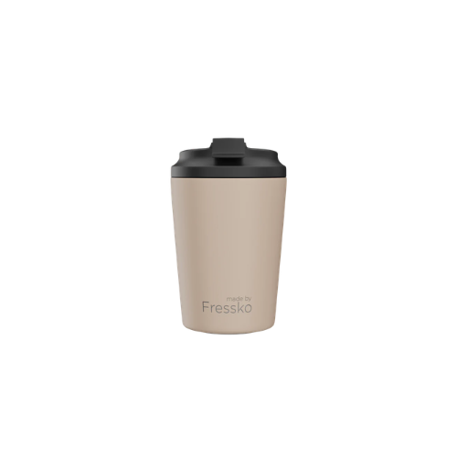 Fressko Bino 8oz Reusable Ceramic Lined Coffee Cup in Oat Main01