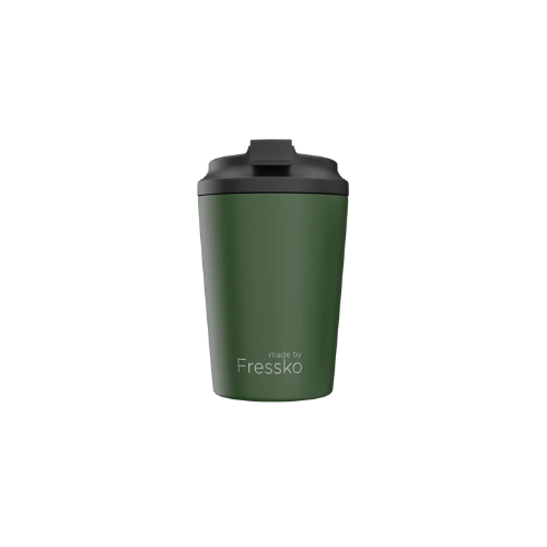 Fressko Camino 12oz Reusable Ceramic Lined Coffee Cup in Khaki Main01